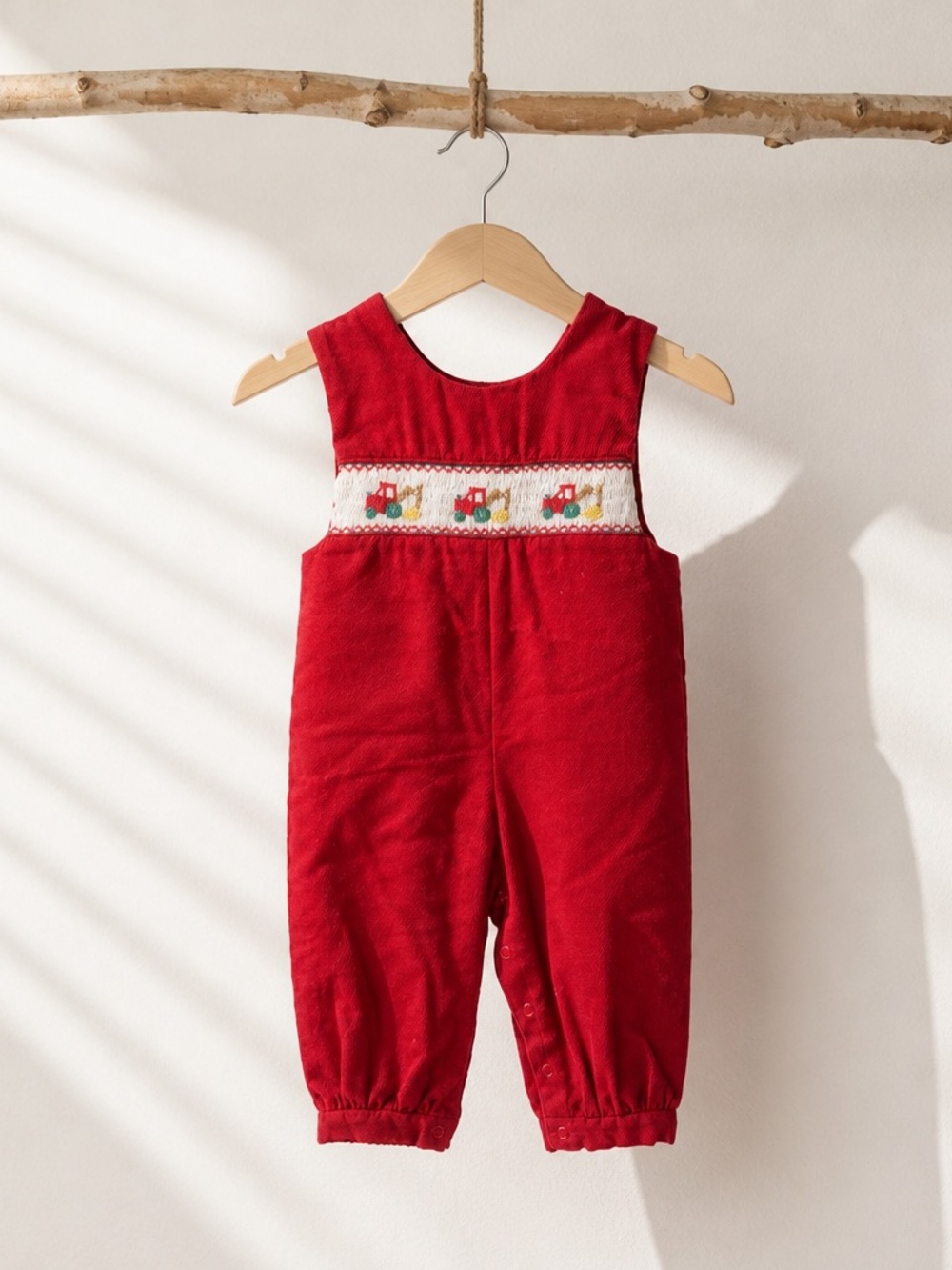 Vintage House of Hatten Dump Truck Rompers